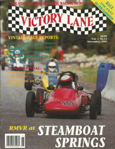 VICTORY LANE 1992 NOV - THE VINTAGE & HISTORIC RACING NEWS MAGAZINE